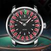Men's Luminous Waterproof Leather Strap Quartz Watch - Stylish & Trendy