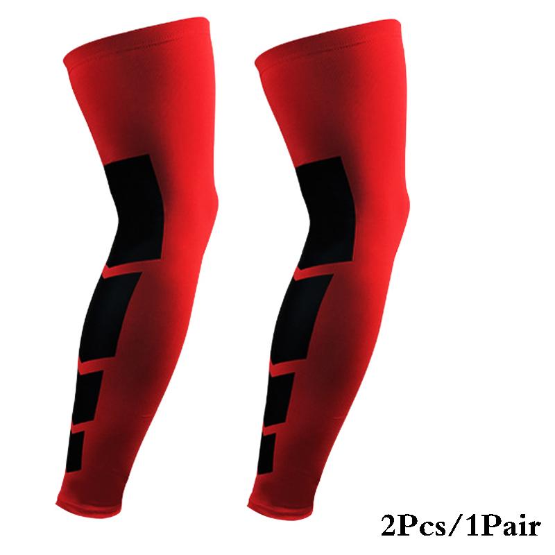 1 Pair Compression Long Socks for Men Women Anti Slip Knee Support Fitness Thigh Stockings Leg Sleeves