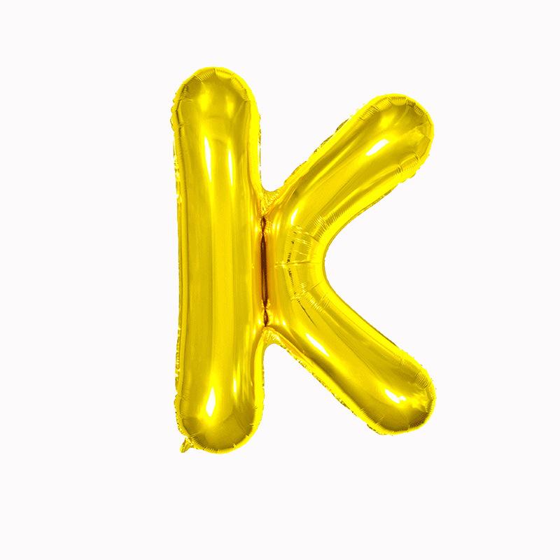 Aluminum Foil Balloon, English Letters, Birthday Party Wedding Decoration, 16" 32" 40"