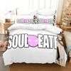 New 3D Cartoons Soul Eater Bedding Set Single Twin Full Queen King Size Bed Set Adult Kid Bedroom Duvet Cover Sets Home Textiles