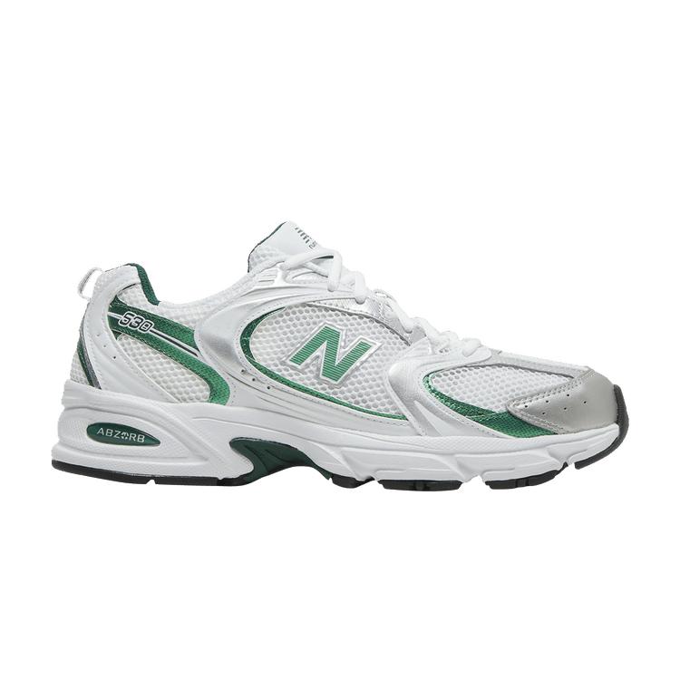 New Balance 530  White Nightwatch Green  36