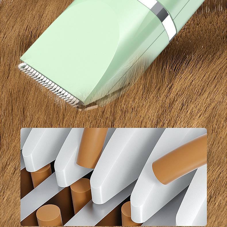 Pet Shaver, Dog and Cat Hair Removal Electric Push Clipper, Four In One Foot Shaving Electric Set, Trimming and Beauty Set Tool