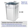 Galvanized Square Waste Bin Liner