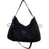 Leichte Crossbody-Tasche im japanischen Stil mit Falten für Damen, lässige Umhängetasche mit Kordelzug, vielseitig für den täglichen Weg zur Arbeit und wa