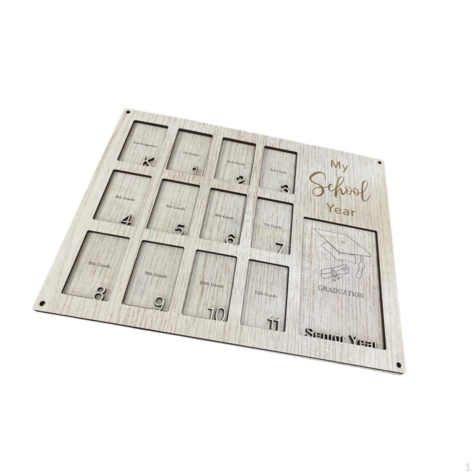 

Фоторамка для выпускного с несколькими отверстиями для школьных лет Wooden Color