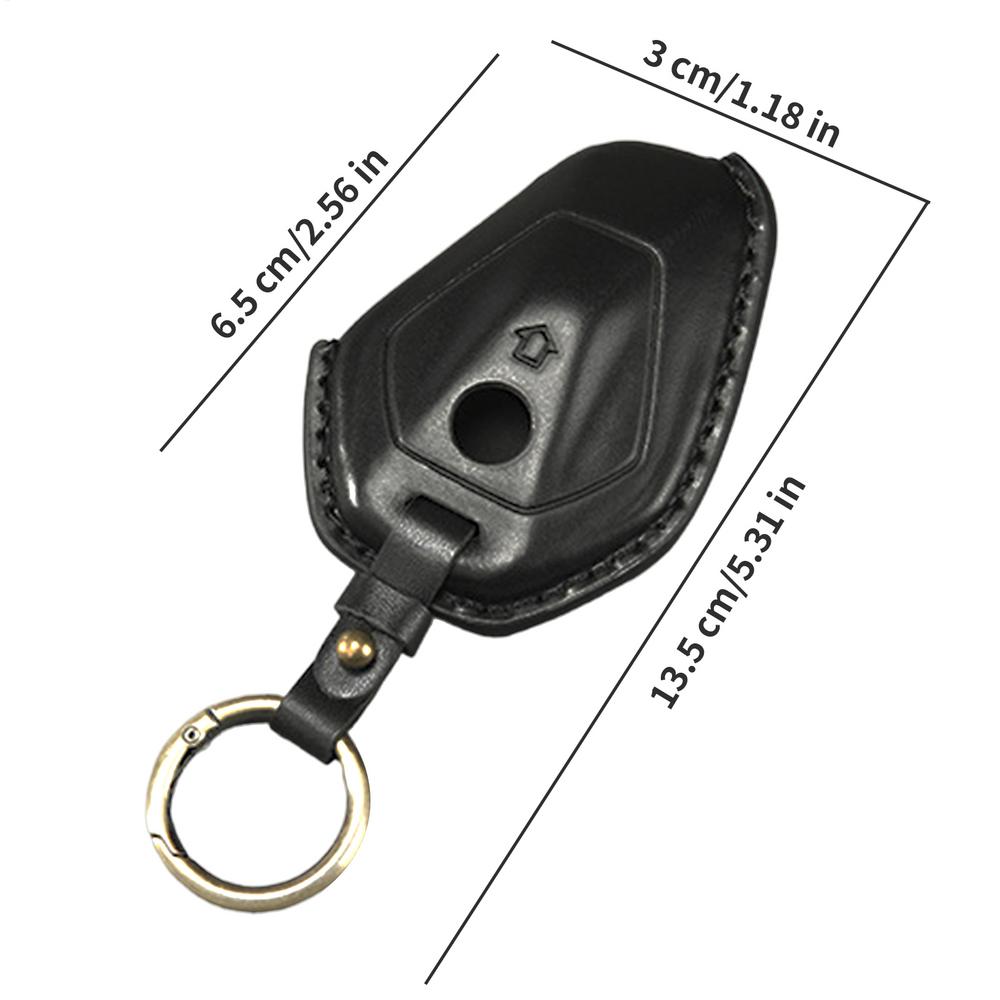 

Key Protector Case, Motorcycle Leather Key Case for Bmw GS R 1300 Big GS 2025 R1250 GS Beemer Boxer Adventure Bike Key Cover чорний