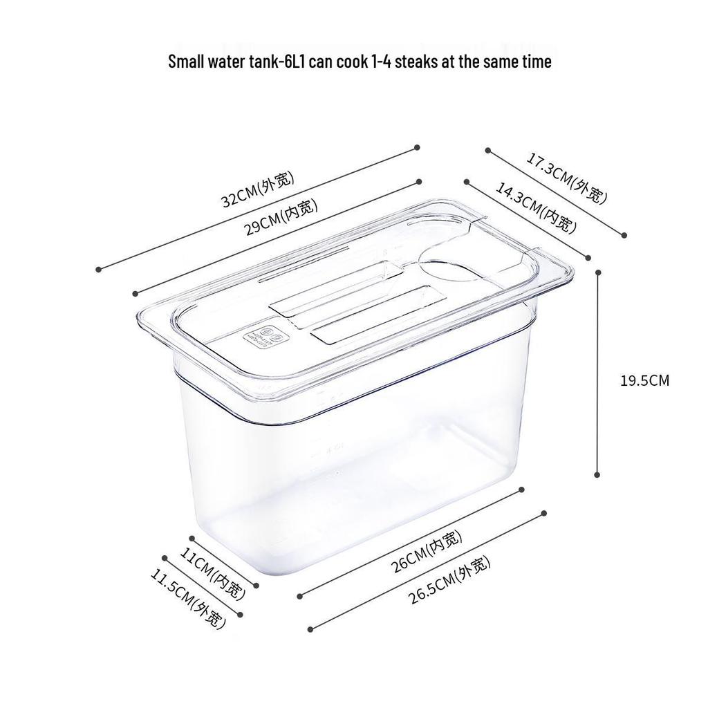 11L Sous Vide Behälter für Anova Stick – Niedertemperatur Slow Cooker Wasserbad Topf