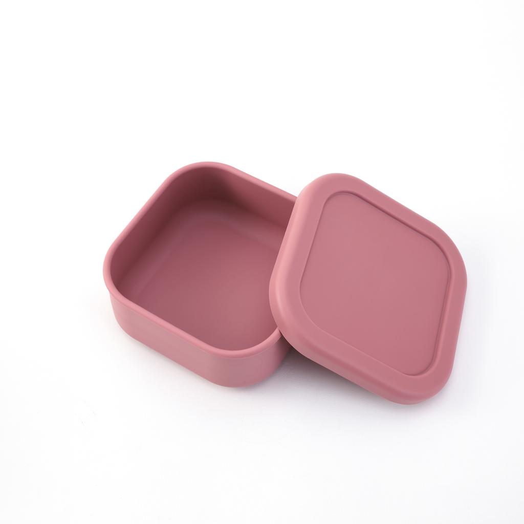 Color Kids 1PCS Silicone Lunch Box Microwave Safe BPA Free Food Storage Keeping Fresh Snack Bento For Outdoor Picnic Tableware