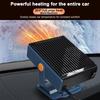 12V 150W Portable Car Heater Fan with 360 Degree Rotation Designed to Quickly Defrost Windshield and Heat Vehicle Cabin