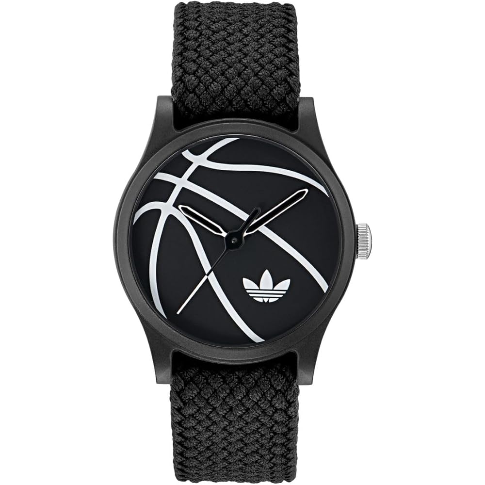 Adidas Originals AOSY25024 Style Watch Quartz 5 ATM Water Resistant Plastic Black Dial Unisex