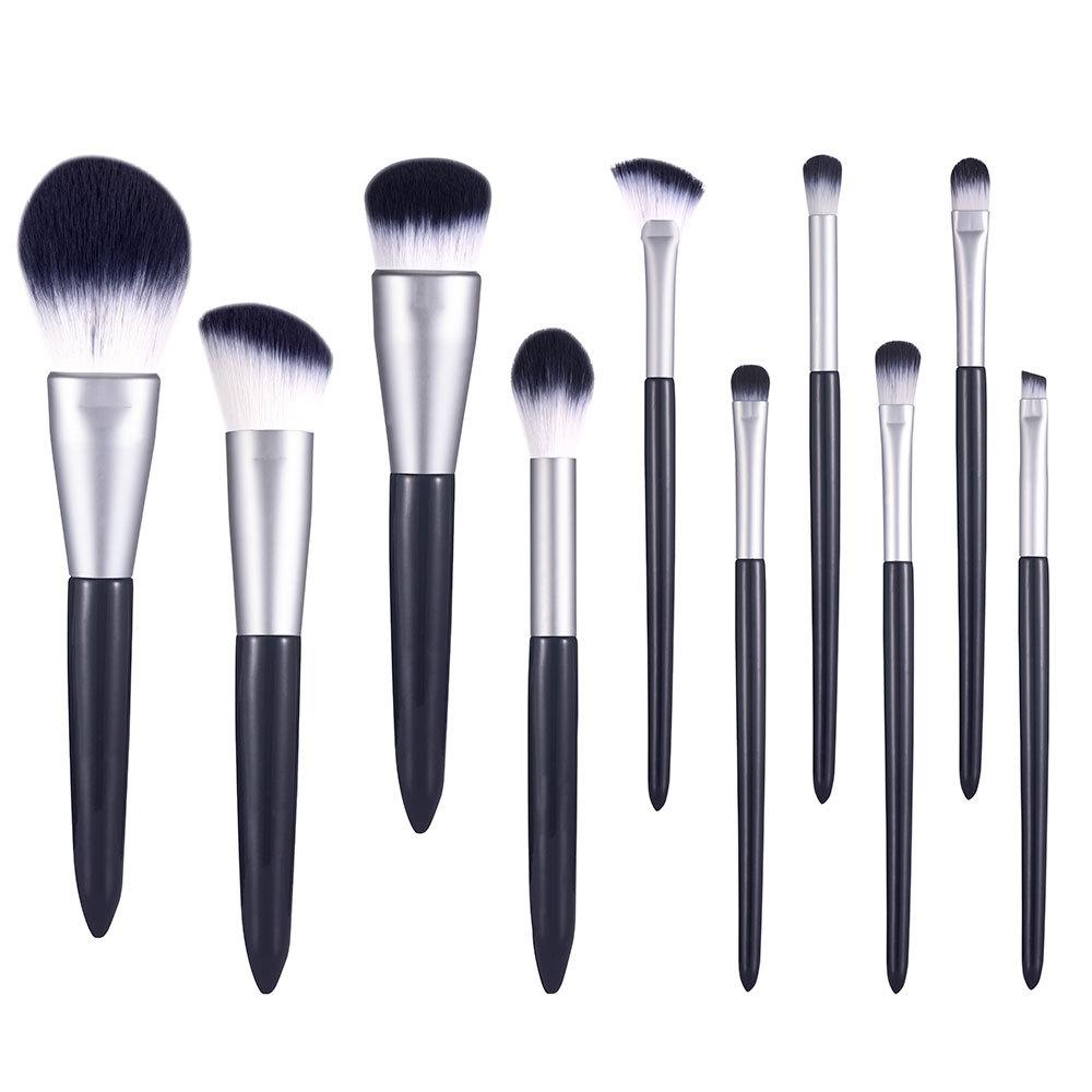 New 10 makeup brush set Cangzhou super soft pointed handle eyeshadow brush makeup tool