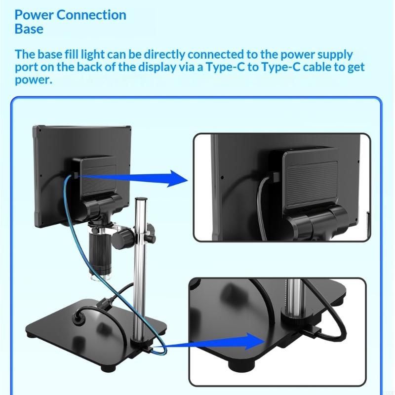 Digital Microscope Equipped High Definition Multimedia Interfaces Output For External Display Share
