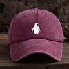 Funny Little Penguin Print Baseball Hat Fashionable and Versatile Peaked Cap Men's Outdoor Hat
