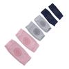 3 Perechi Genunchiere Bebe Bumbac Pieptănat Unisex Sugari Târâre Anti Alunecare Protecții GenunchiGenunchieră