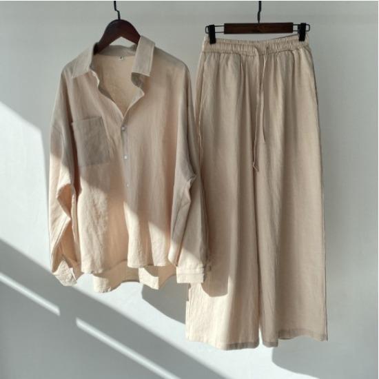 GMXIA Modna i Stylowa Wiosenna Kolekcja Damskiej Odzieży Dużych Rozmiarów, Dwuczęściowy Sweter Rozpinany Casual w Kolorze Morelowym