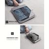 Compression Packing Cubes Set, Polyester Travel Luggage Organizer Accessories, Extensible Storage Bags Suitcases