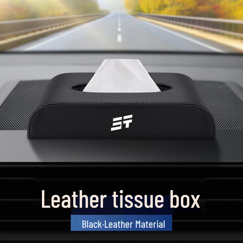 

Compatible Leather Tissue Box for XinJietu Traveler X70Plus X90Pro and ShanHai L9 CD M Car Interior.
