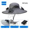 Outdoor Solar Fan Cooling Hat