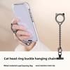 Metal Chain Cell Phone Strap Ring Buckle Mobile Phone Lanyard  New Year Gift