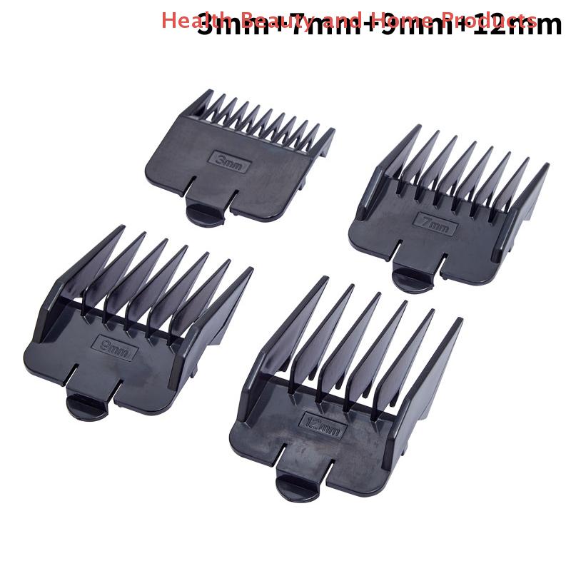 4pcs Universal Cut Clipper Limit Comb Guide Attachment Size Barber Shear Limit Comb Replacement Electric Push