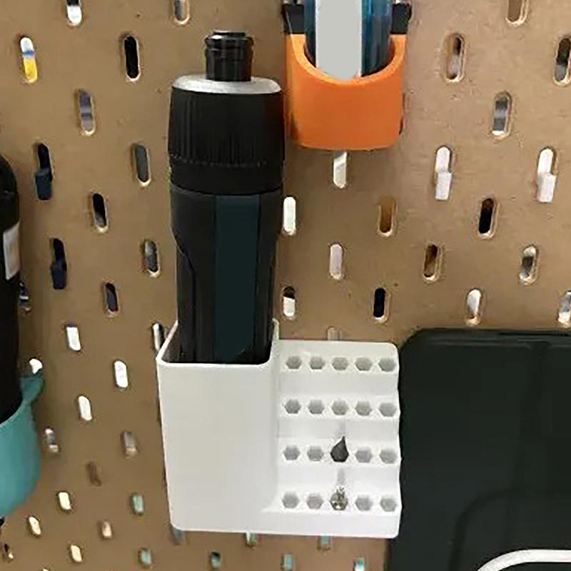 Screwdriver Organizer Wall Mount Utility Storage Rack For Screwdrivers Calipers Small Tool Screw Driver Holder For Garages Homes