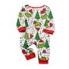 Christmas Print Cute Family Set Pajamas, Home Clothes, Family Set Long Sleeve Top Pants Set