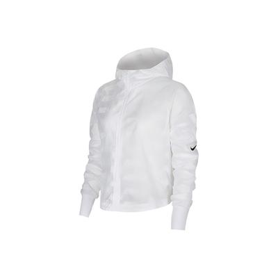 Air All Over Print Hooded Jacket Women Jacket White CT7378-100
