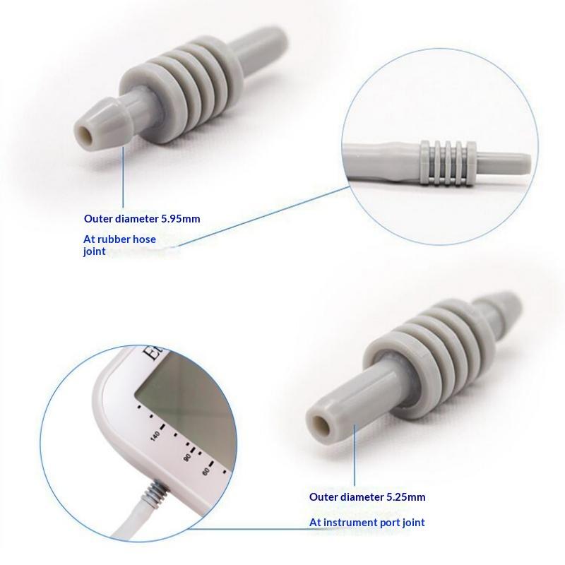 1Pcs Digital Blood Pressure Monitor Arm Cuff Sleeve Single Tube Connector Replacement For Arm Tonometer Sphygmomanometer