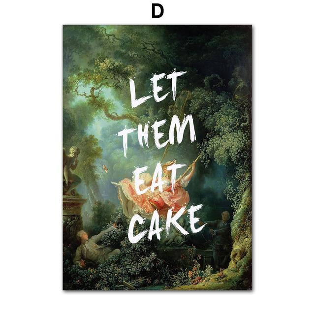 Abstract Vintage Portret Film Meisje Songteksten Muur Art Canvas Schilderij Posters En Prints Muur Foto's Voor Woonkamer Decor Geen Frame