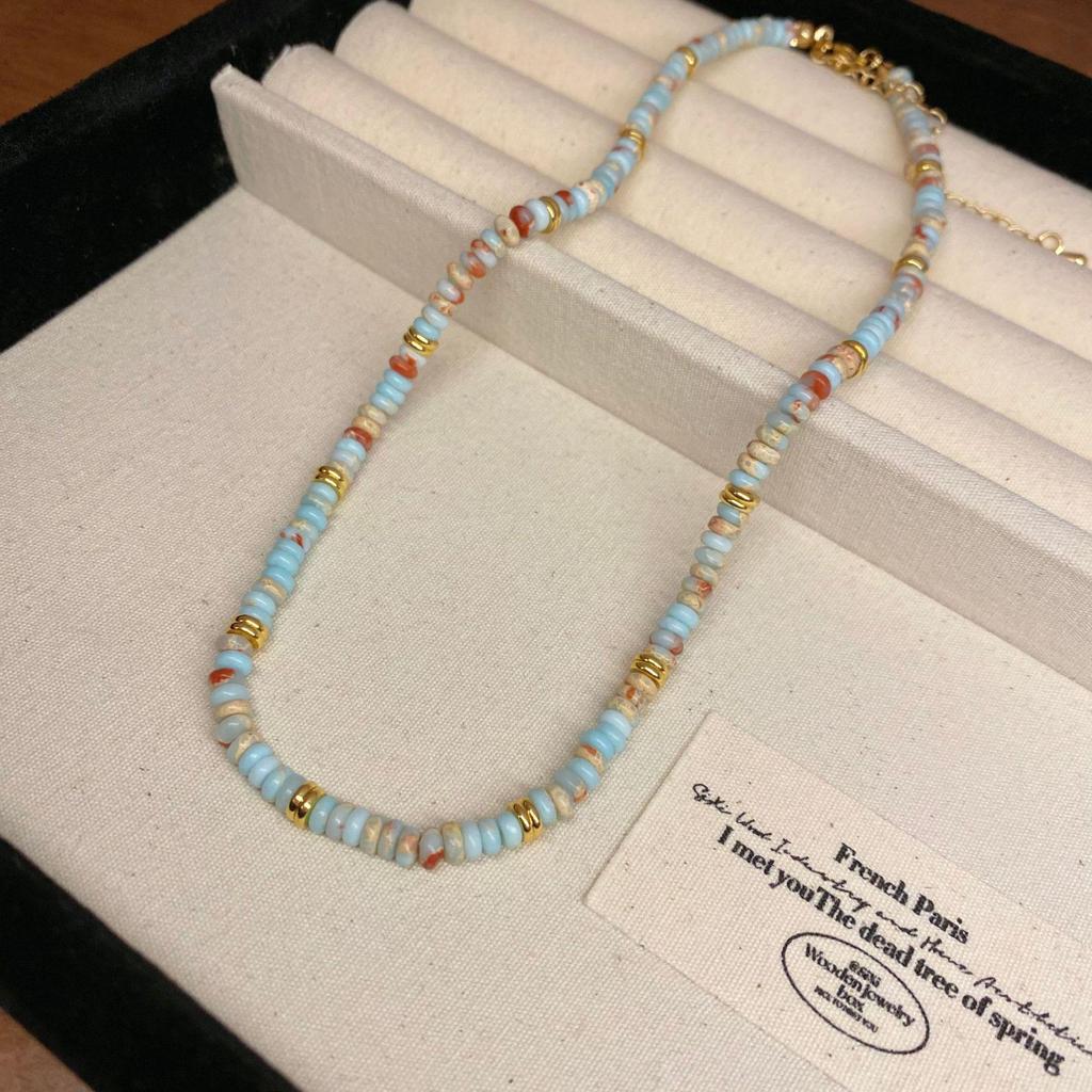 Sweet Dopamine Baroque Pearl Clavicle Necklace - French Fashion Temperament Jewelry for Women