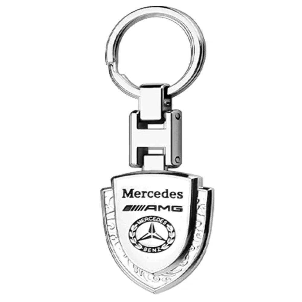 Neu Für Mercedes Benz Metall Anhänger Autoschlüsselanhänger Schlüsselanhänger Halter für Mercedes Benz AMG W108 A E C G M R S D Klasse W212