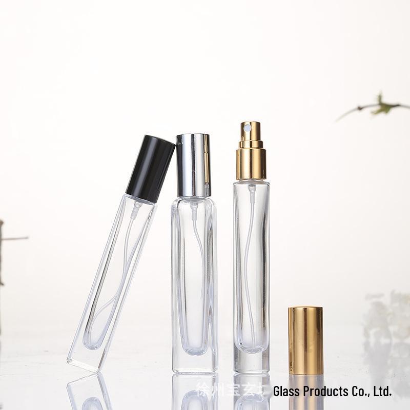 10ml Fine Mist Travel Perfume Bottle - DIY Transparent Decanting Spray Bottle