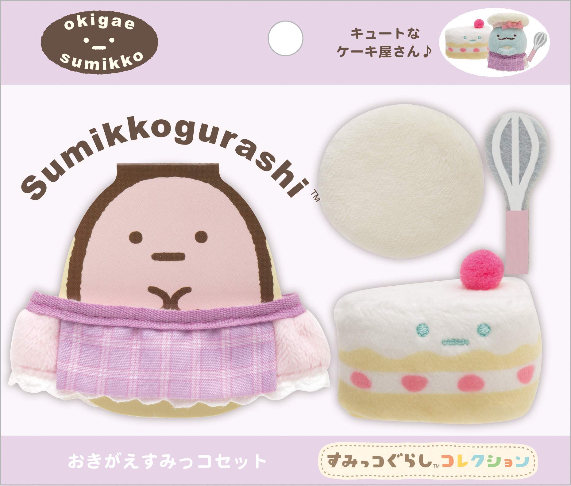 

Sumikko Gurashi Коллекция Sumikko Gurashi Серия Работа Игра Нарядись Набор Sumikko Кондитерская Координация MY53601 San-X