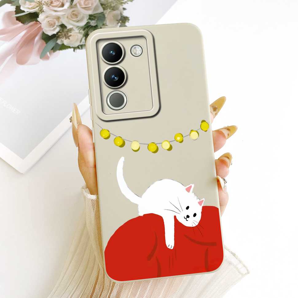 Für vivo Y200 5G Hülle Beliebtes Süßes Design Silikon Rückseite Für Vivo y200 Y 200 5G Handy Schutzhüllen Stoßfänger