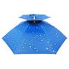 Large Windproof Folding Head-Mounted Sunshade Umbrella for Men and Women – Customizable Hat Umbrella for Sun or Rain
