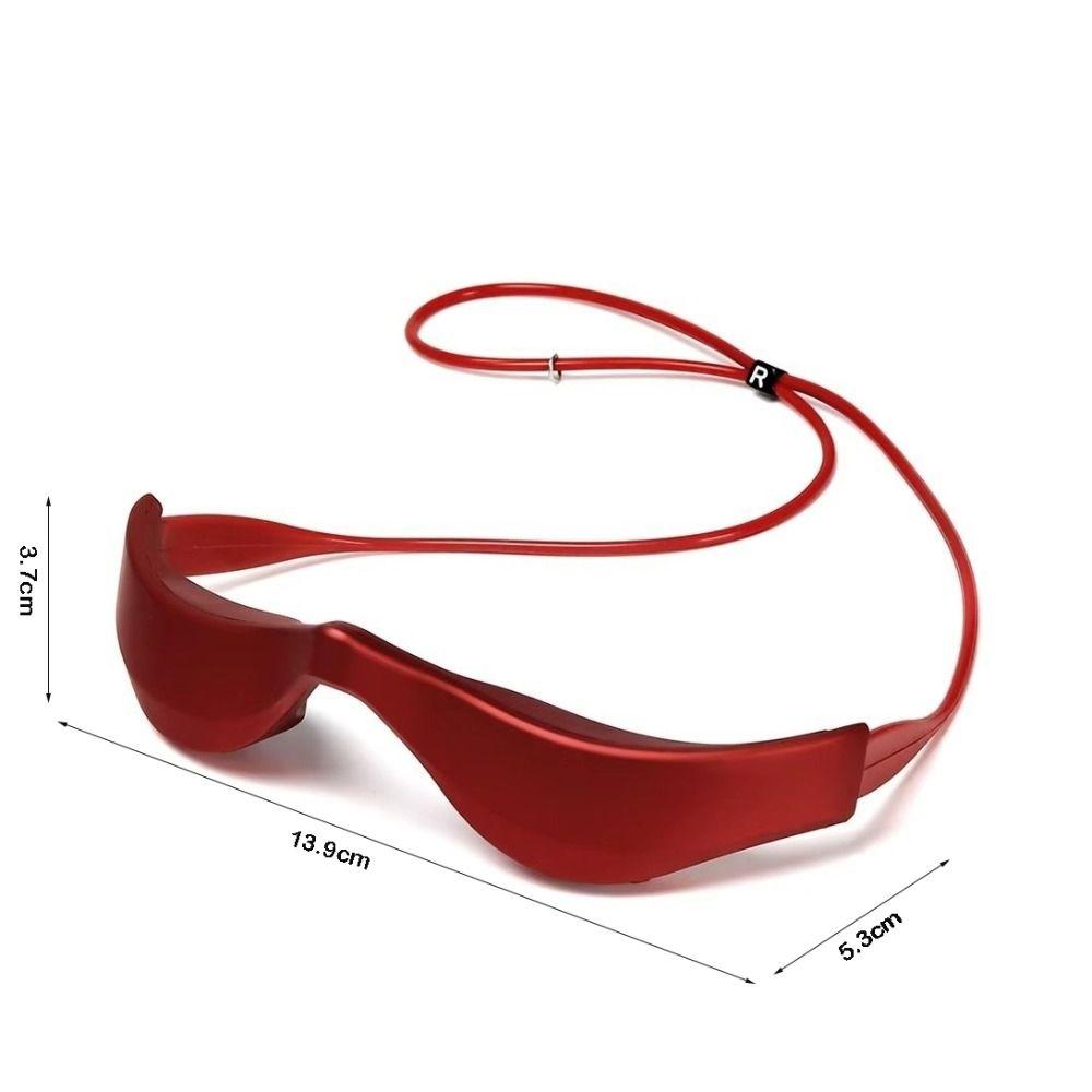 3D Eye Massager Electric Under-Eye Massager EMS Eye Massager Eye Fatigue Relief Red Light Eye Massage Glasses