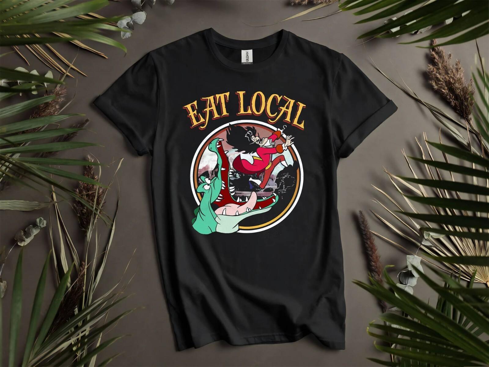 Funny Tick-Tock The Crocodile T-Shirt Mens Womens Tees Top T Shirt Mens Womens Tees Top Men Women Unisex Tshirt K509 M