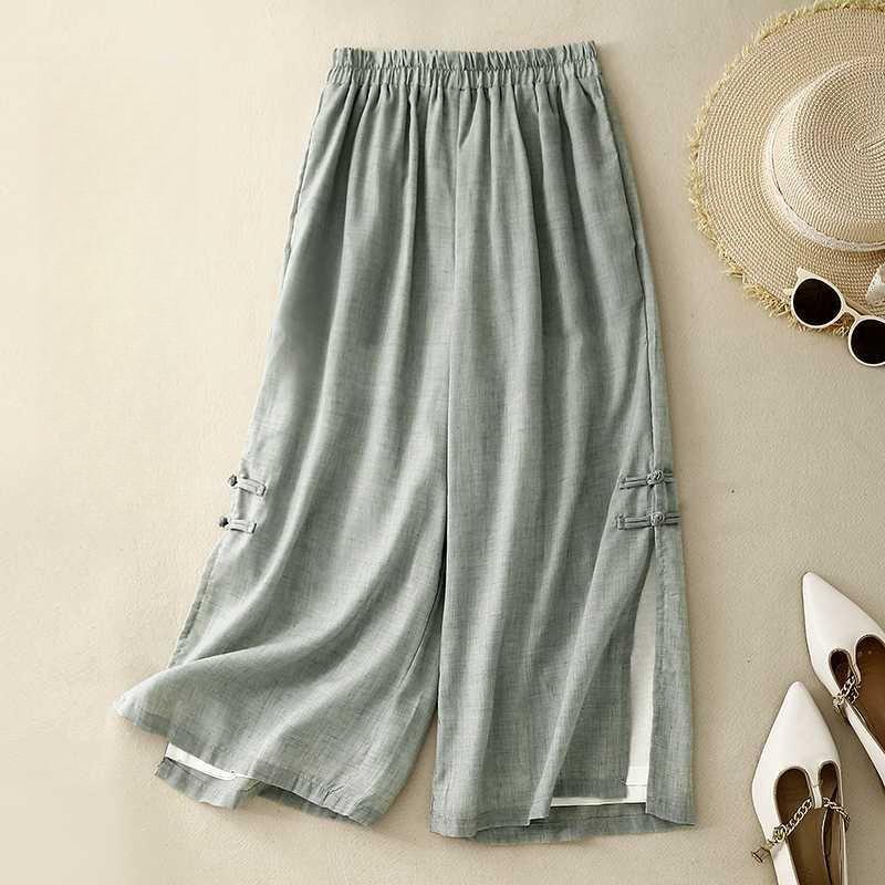 

Женские брюки на полной резинке 2XL зелёный