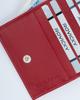 Leather wallet R-23-26-LFN-2985 Red