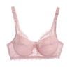 Ultra-Thin Lace Bra: Sexy, Large-Size, No Sponge, Gathered Fit