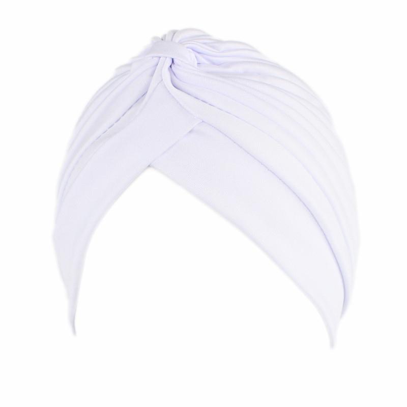 Indian Women Muslim Pleated Hijab Turban Bonnet Chemo Caps Underscarf Beanies Hair Loss Femme Cancer Hats Headwrap Scarf Covers