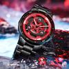 SVJ Uhr Herren Radaugen Modifizierte rotierende wasserdichte Räder Lokomotive Seele Herrenuhr Quarzuhr