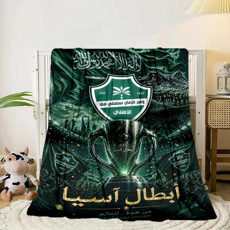 AS Saint Emblem Portable Blanket/Soft Blanket Bedding Blanket Suitable for Travel Camping Living Rooms Offices Sofas Fan Gifts