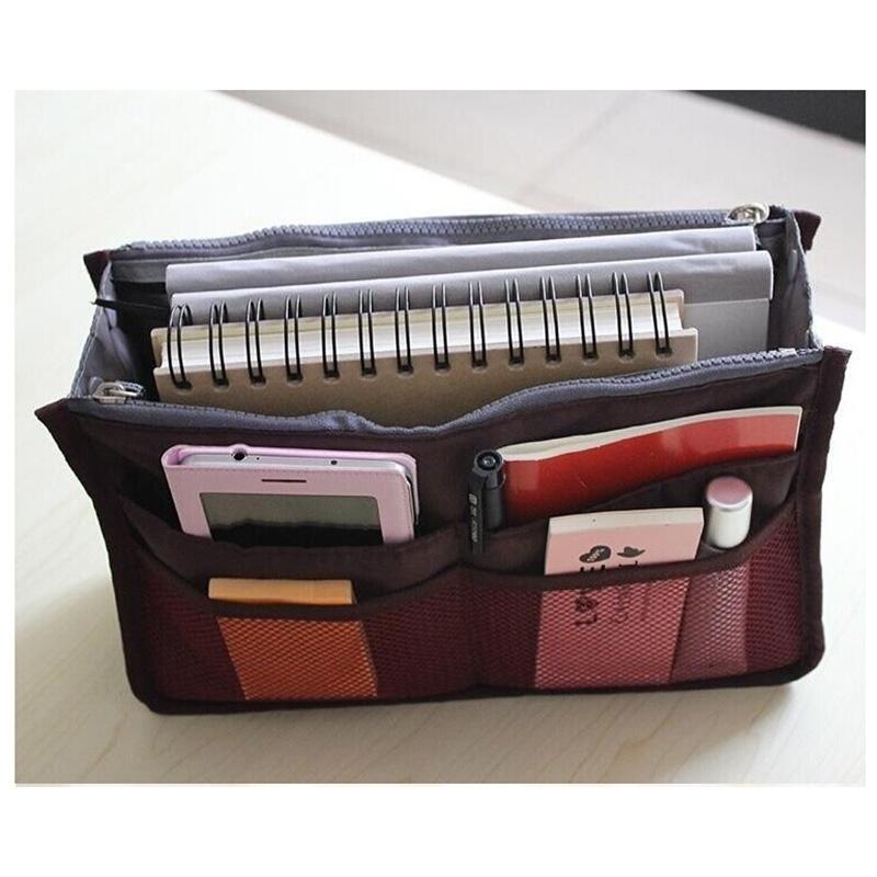 Large Storage Bag Travelling Bag Insert Liner Cosmetic Bag Hot Women Purse Handbag Organizer Travel