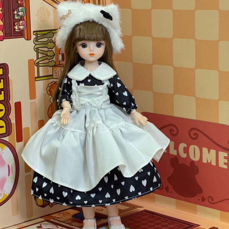High-Value 30cm 1/6 BJD Lolita Princess Doll with Multi-Jointed Clothes
