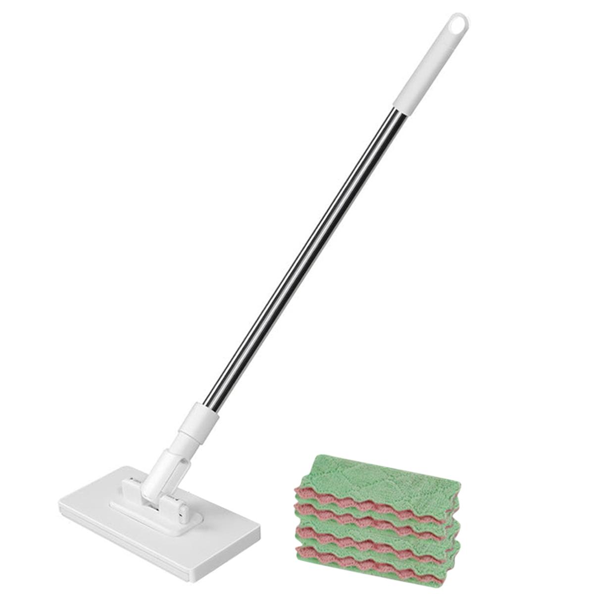 

2025+ Efficient Disposable Dust Mop Kit with 4 High-Quality Reusable Microfibre Cloths for Home Cleaning China Mainland