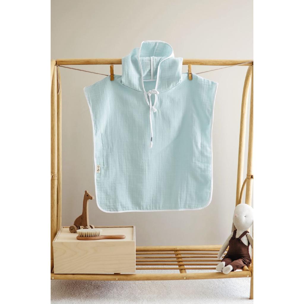 100% Organic Cotton Muslin Poncho - Girls Boys Baby Kids Poncho, Beach Poncho, Bathrobe