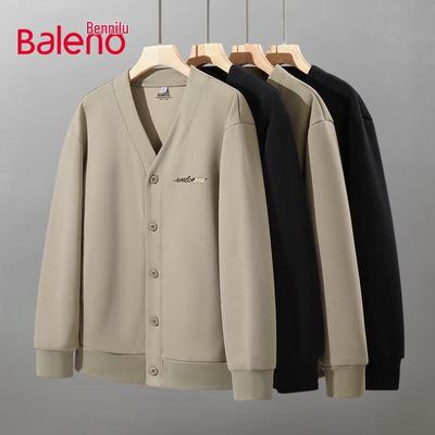 Baleno Men's V-Neck Cardigan Sweatshirt Jacket