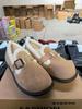 Spring Festival new models, versatile Boken girls' shoes, retro one-pedal soft-soled non-slip warm shoes