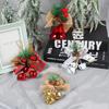 Christmas Bells Bowknot Hanging Ornament for Tree Car Christmas Decorations 2023